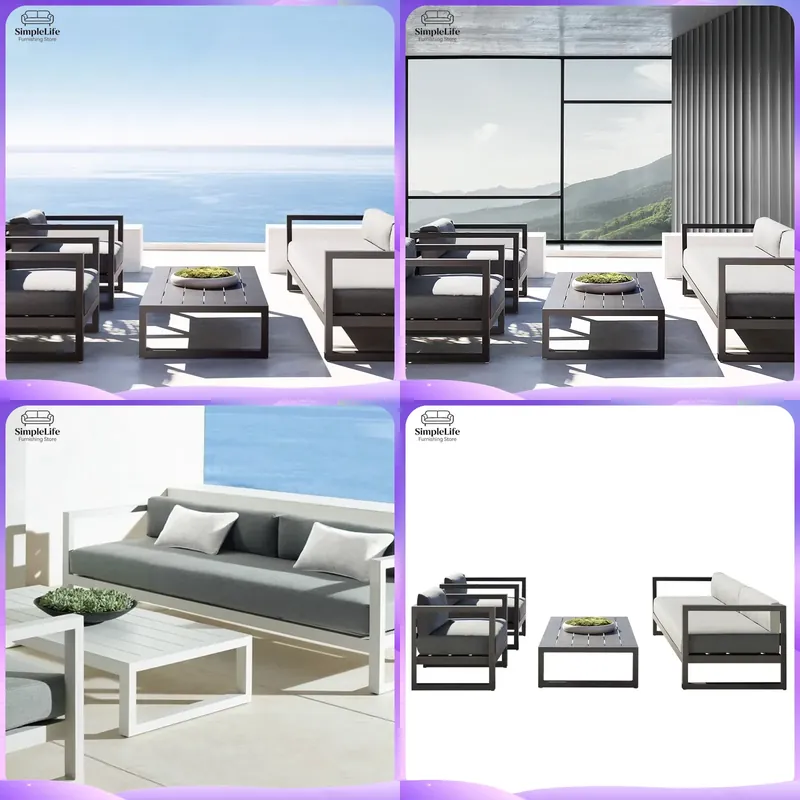 Outdoor Furniture Table - Outdoor Sofa Set with Coffee Table