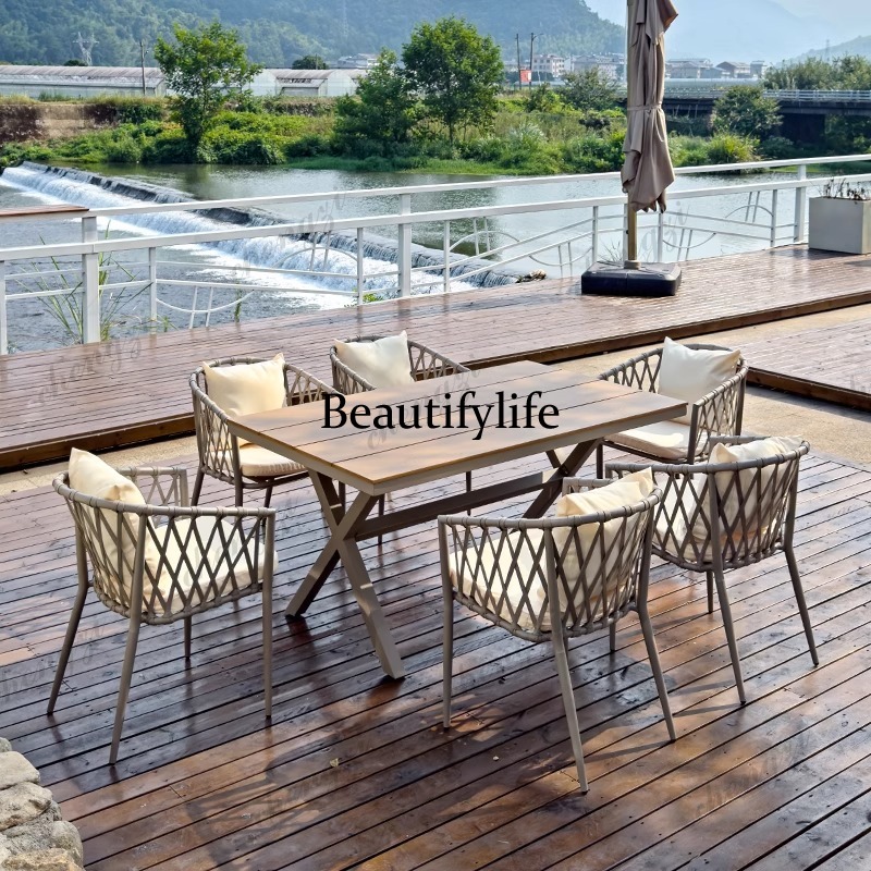 Outdoor Furniture Italian - Waterproof Retro Garden Furniture Sets Modern