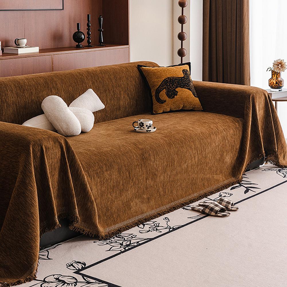 Outdoor Furniture One Piece - Durable Sofa Cover Chenille Sofa Cover