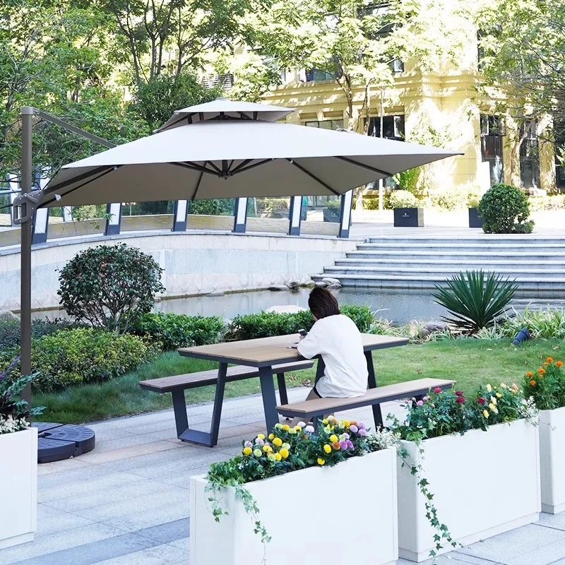 Outdoor Furniture One Piece - Outdoor Plastic Wood Table and Chair