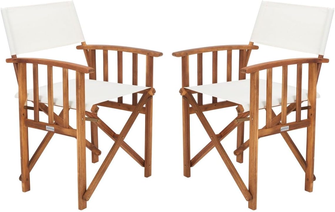 Outdoor Furniture Table And Chairs - Tall Folding Director Chair Set Of