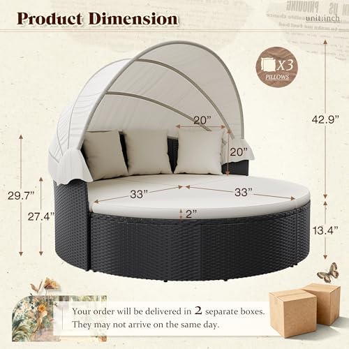 Patio Furniture Outdoor Round  - огляд і ціна Outdoor Daybed Furniture