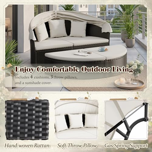 Patio Furniture Outdoor Round  - огляд і ціна Outdoor Daybed Furniture