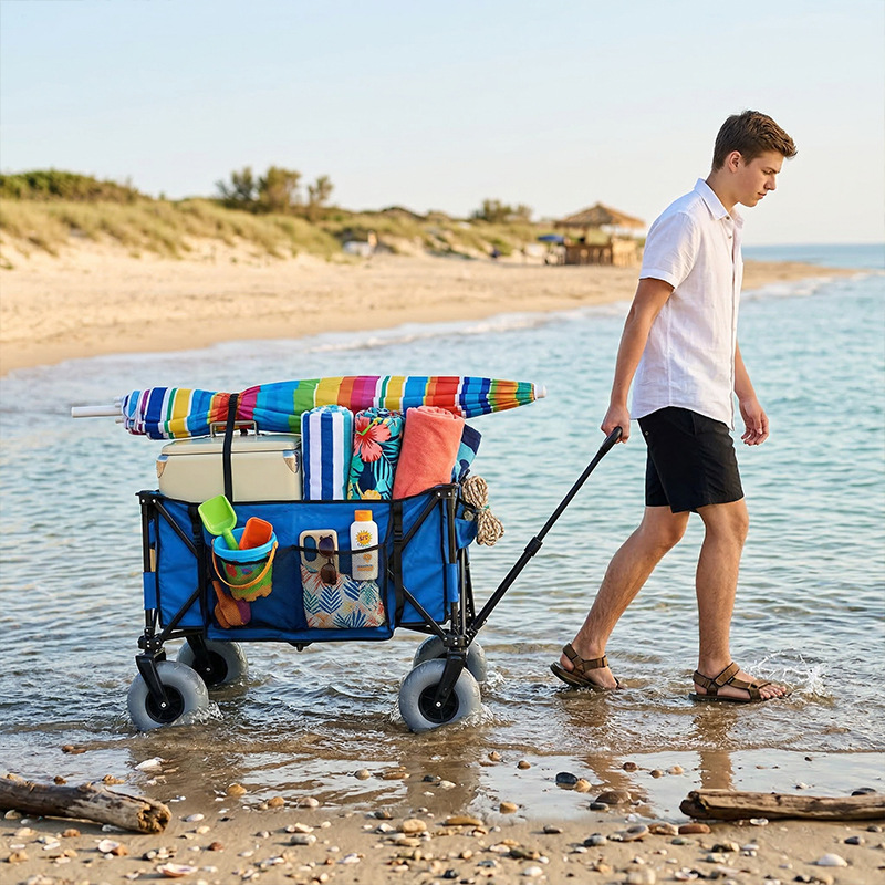 Foldable Metal Beach Wagon Qui - огляд і ціна Outdoor Furniture Table