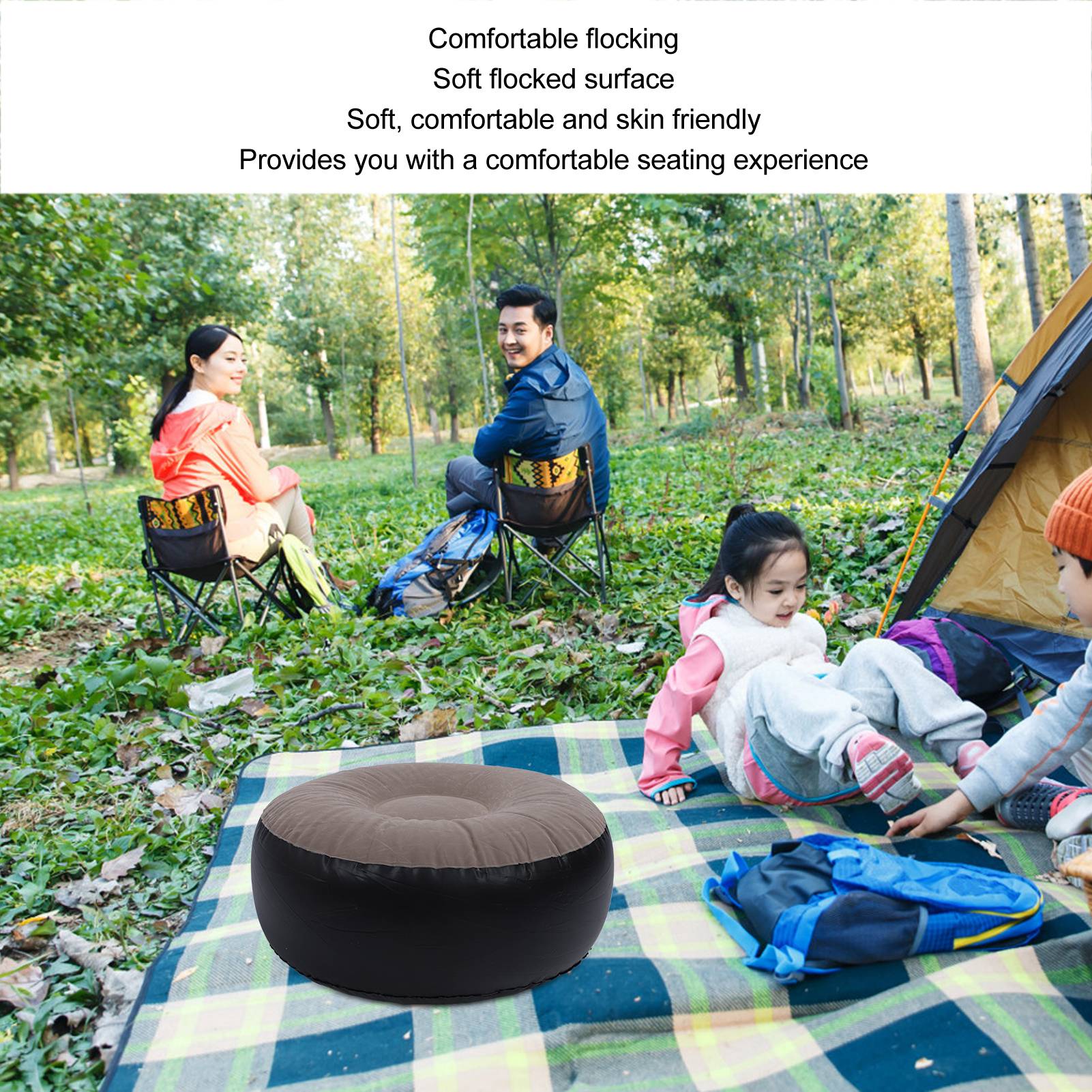 Inflatable Flocking Stool Mult - огляд і ціна Outdoor Furniture Designer