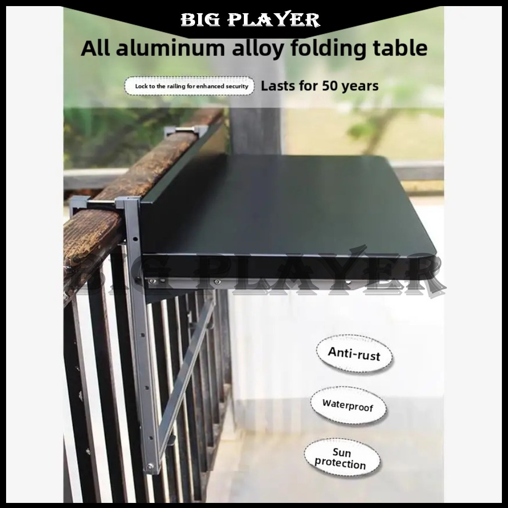 Balcony railing hanging table  - огляд і ціна Outdoor Furniture Table