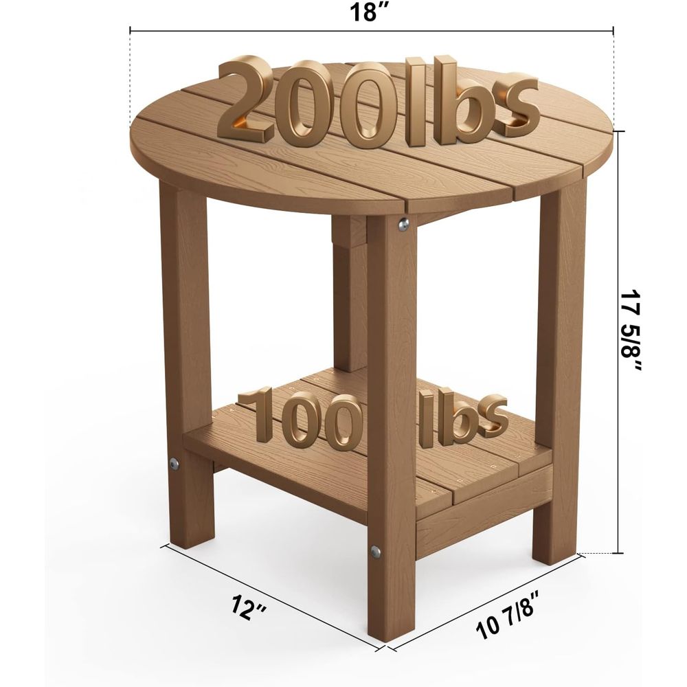 Outdoor 18 Inch Side Table wit - огляд і ціна Outdoor Furniture Table