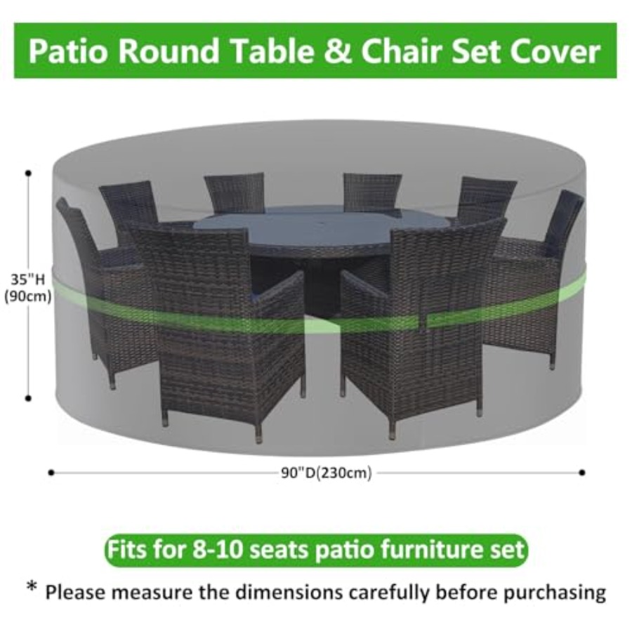 Round Patio Furniture Covers,  - огляд і ціна Outdoor Furniture Table And Chairs