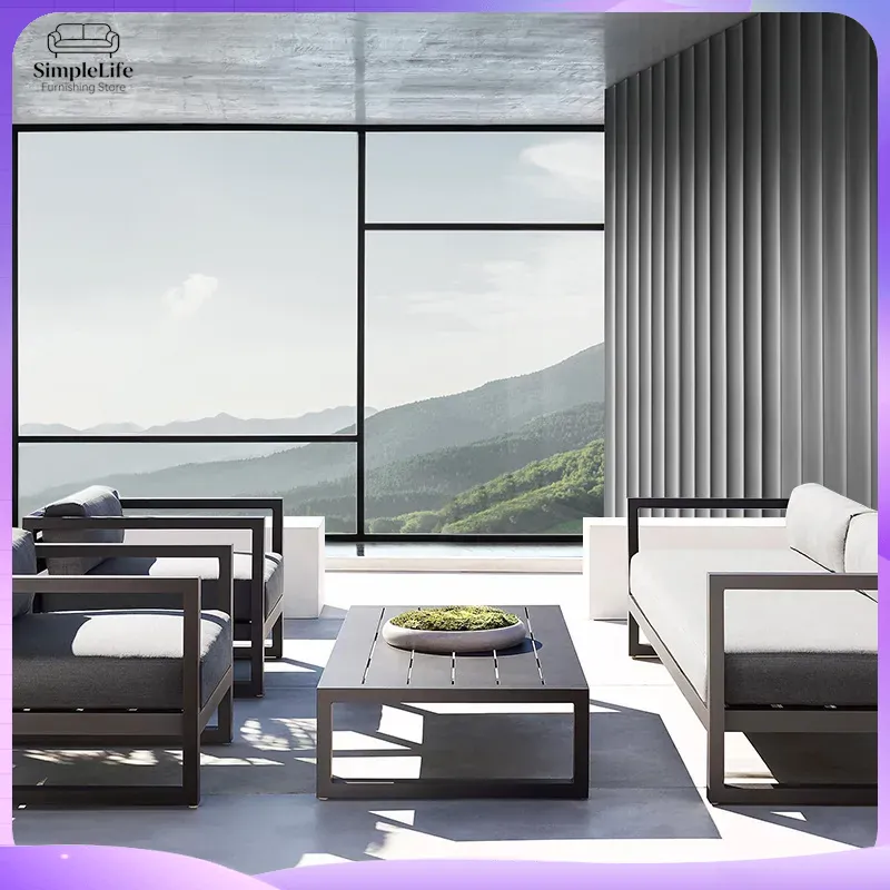 Outdoor Sofa Set with Coffee T - огляд і ціна Outdoor Furniture Table