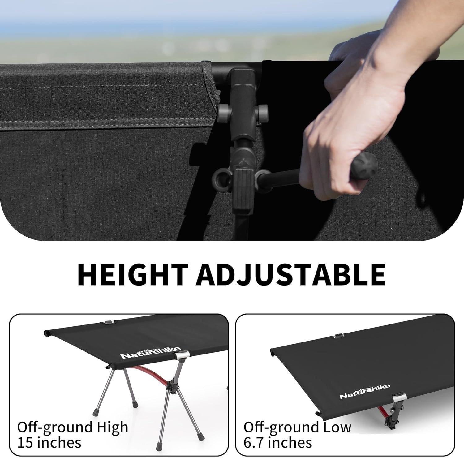 Naturehike Folding Camping Cot - огляд і ціна Outdoor Daybed Furniture