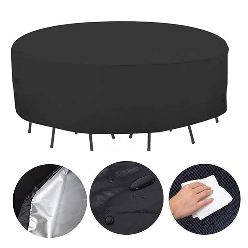 12 Sizes Round Furniture Cover - огляд і ціна Outdoor Furniture Table And Chairs