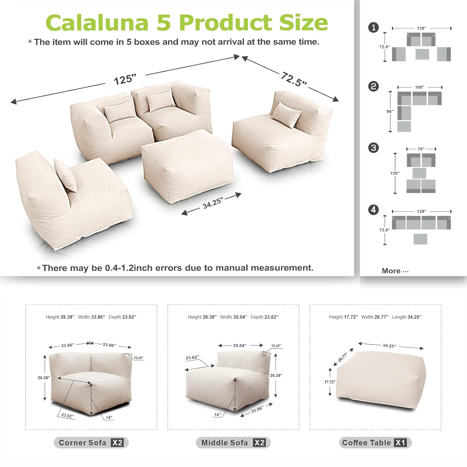 Patio Furniture Set Bean Bag C - огляд і ціна Outdoor Daybed Furniture