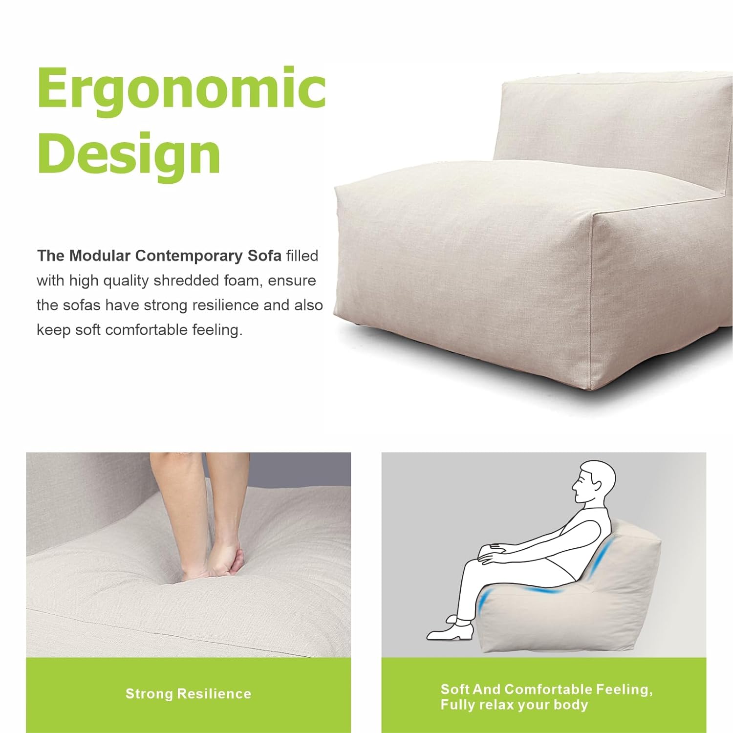 Patio Furniture Set Bean Bag C - огляд і ціна Outdoor Daybed Furniture