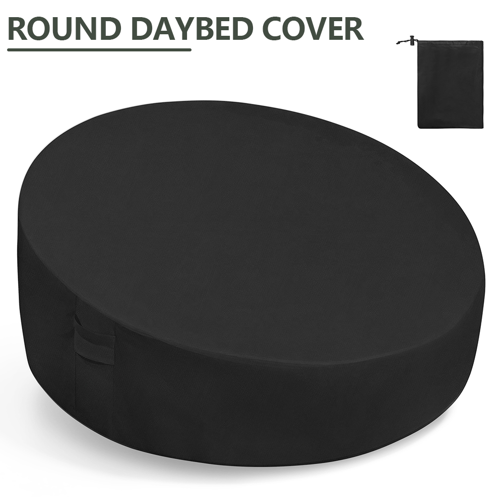 Round Daybed Cover 210D Waterp - огляд і ціна Outdoor Daybed Furniture