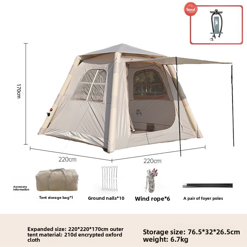 5㎡ Luxury Outdoor Air Tent Cam - огляд і ціна Outdoor Furniture Waterproof