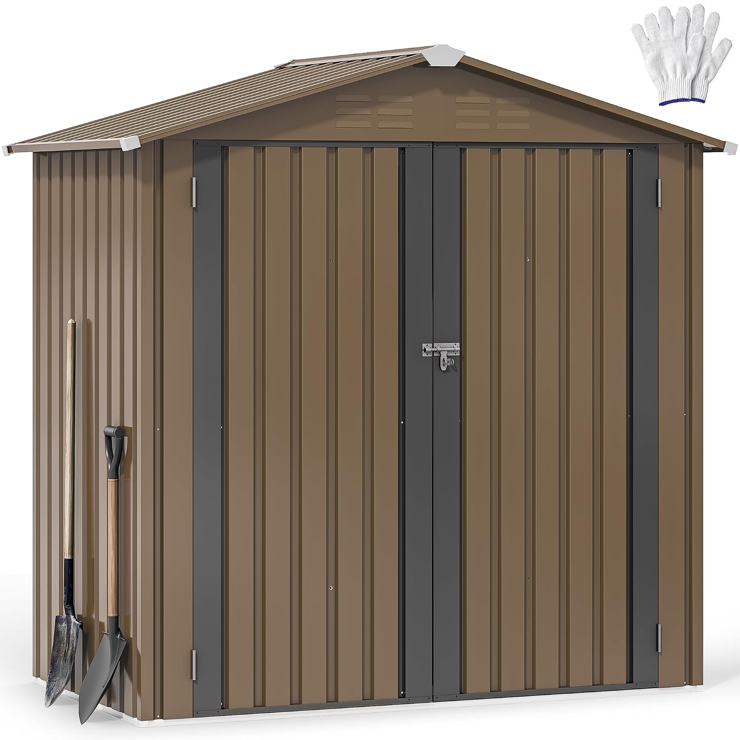 6x4ft Metal Outdoor Storage Sh - огляд і ціна Outdoor Furniture Waterproof
