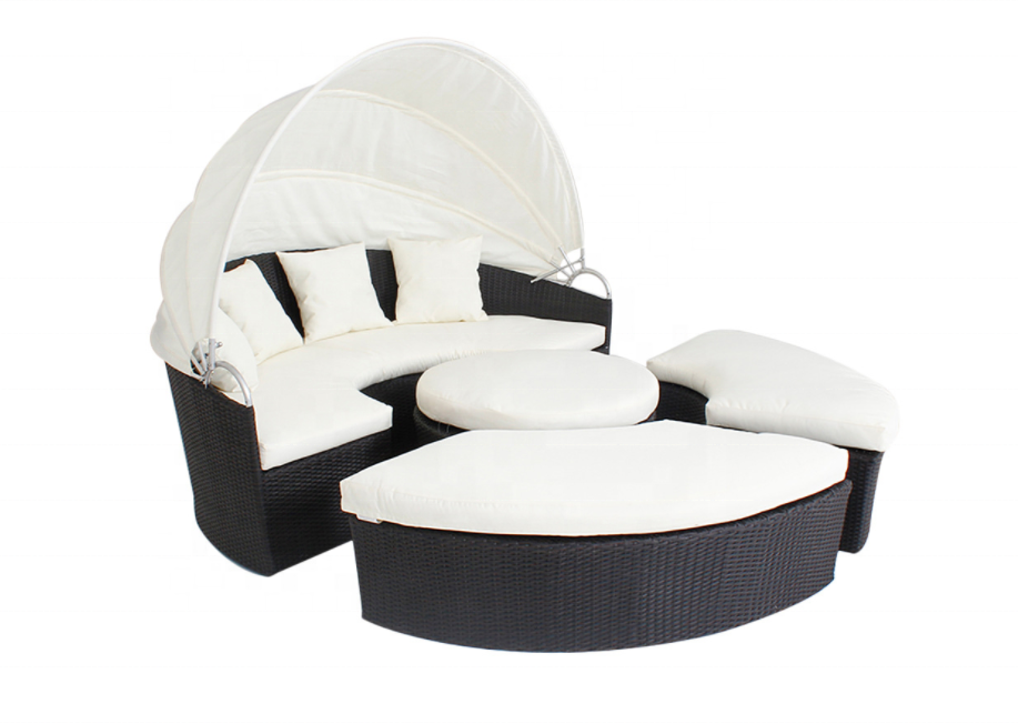 Patio Sectional Round Daybed R - огляд і ціна Outdoor Daybed Furniture