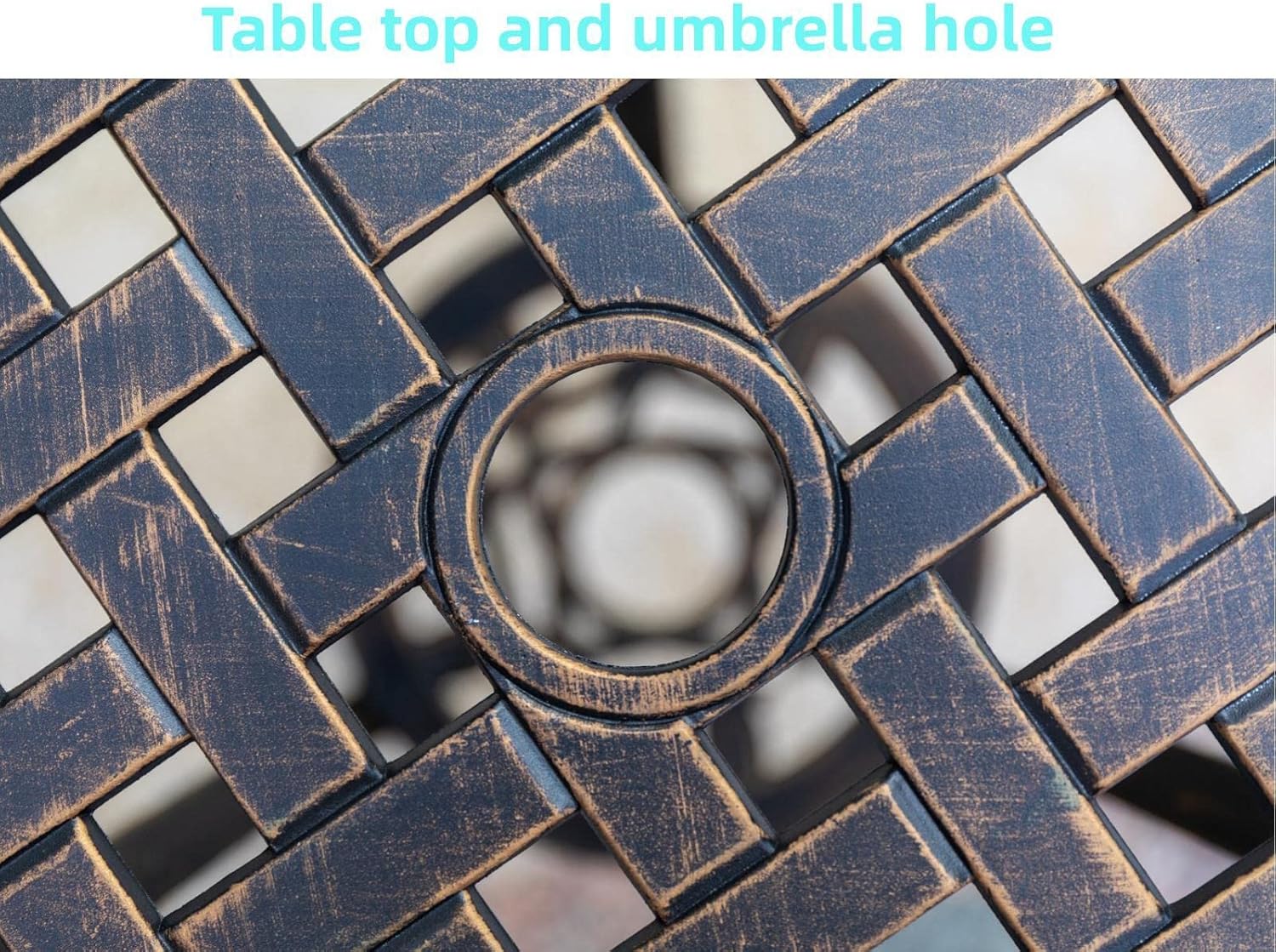 Bronze rust-resistant cast alu - огляд і ціна Outdoor Furniture Table