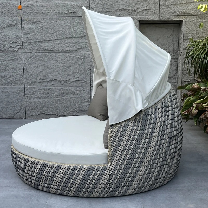 Daybed,Anti-UV Rustproof Round - огляд і ціна Outdoor Daybed Furniture