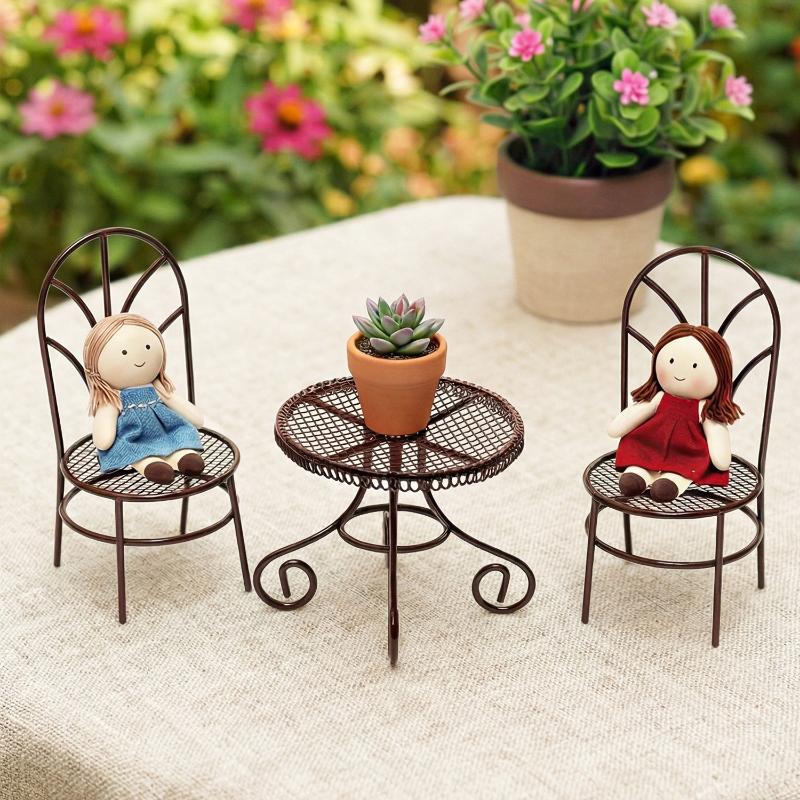 1/3Pcs Dollhouse Garden Displa - огляд і ціна Outdoor Furniture Designer