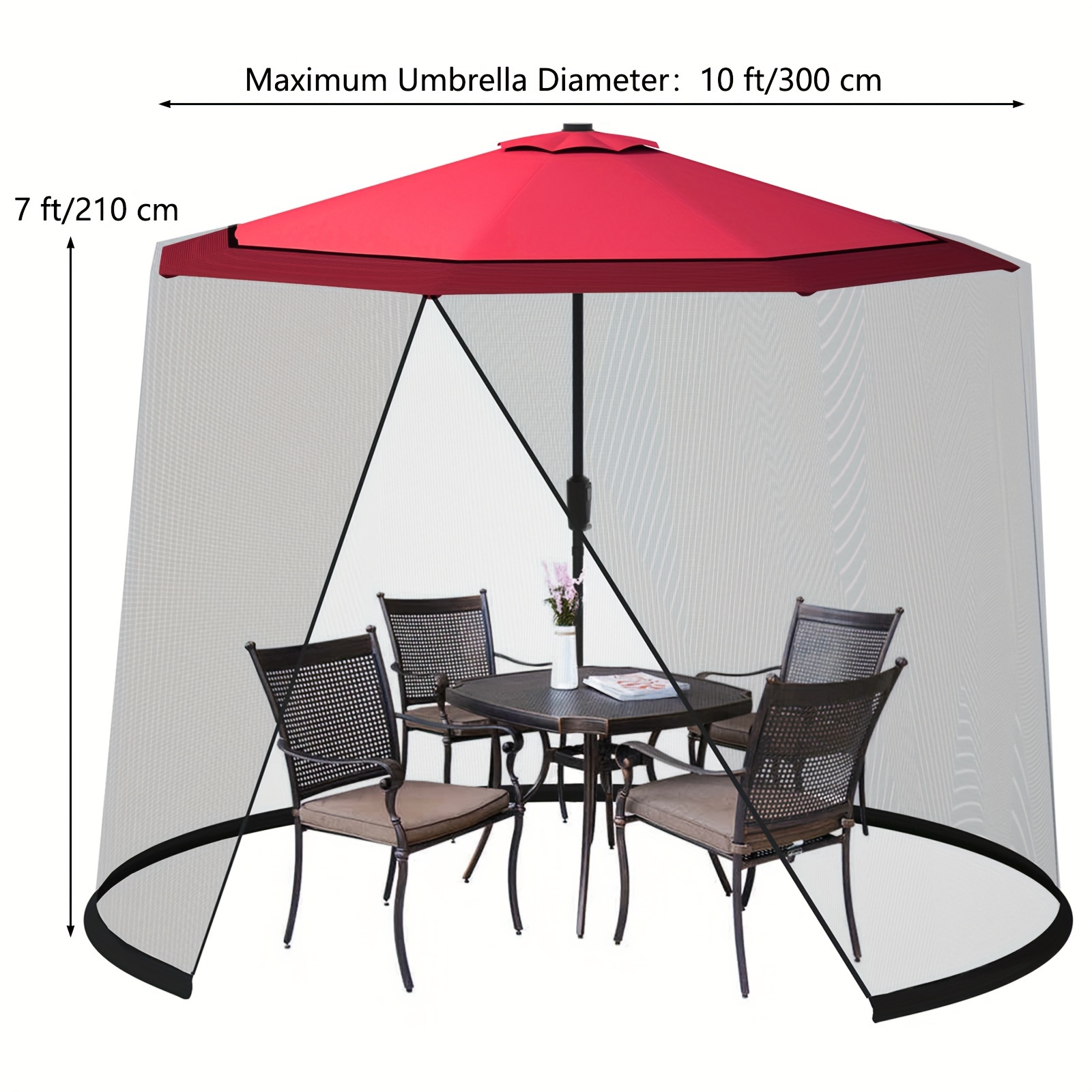 9FT 10FT Patio Umbrella Mosqui - огляд і ціна Outdoor Furniture Designer