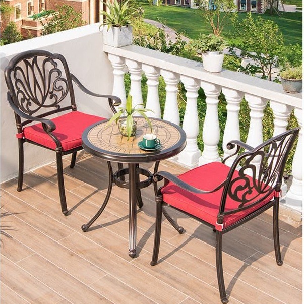 Cast aluminum one table courty - огляд і ціна Outdoor Furniture One Piece