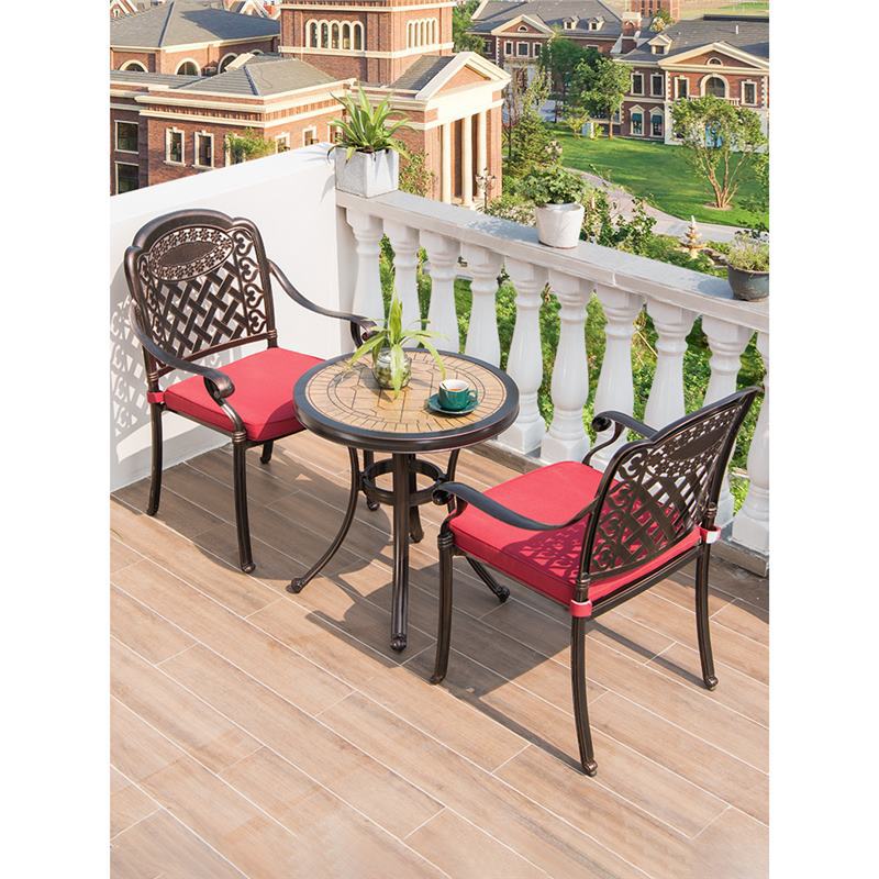 Cast aluminum one table courty - огляд і ціна Outdoor Furniture One Piece