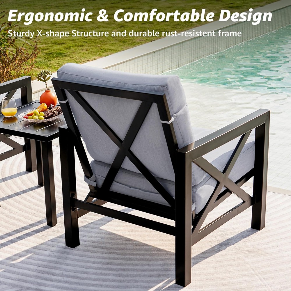 Three Piece Patio Bistro, Conv - огляд і ціна Outdoor Furniture One Piece