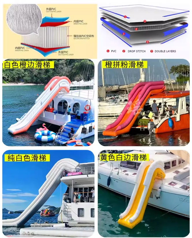 Inflatable water yacht slide b - огляд і ціна Outdoor Furniture Table And Chairs