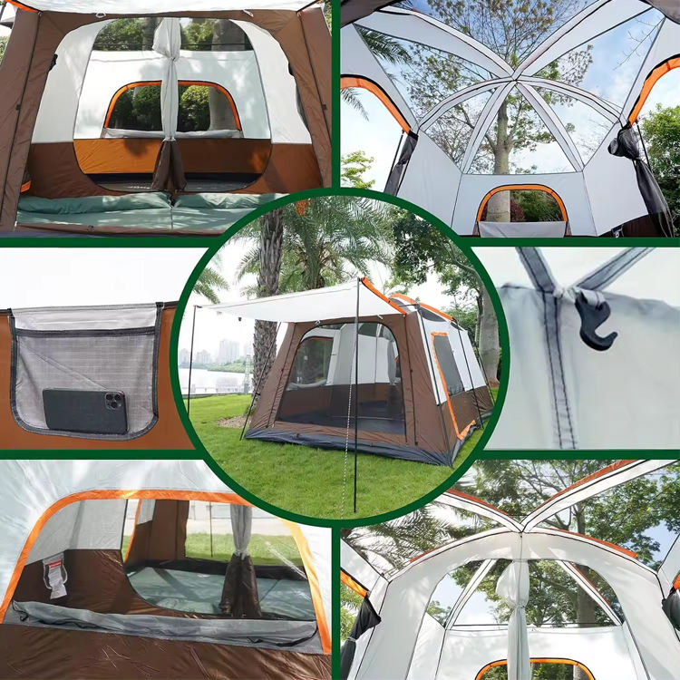 Luxury Large Camping Tent, Two - огляд і ціна Outdoor Furniture Waterproof