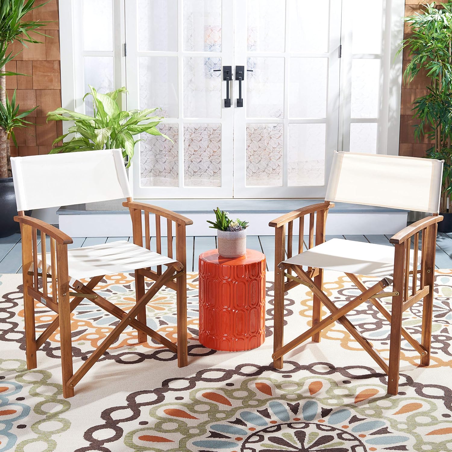 Tall Folding Director Chair Se - огляд і ціна Outdoor Furniture Table And Chairs