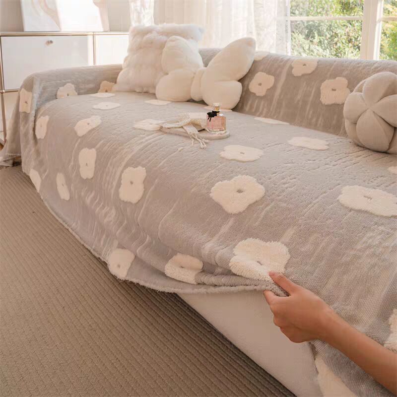 Microfleece Flower Sofa Throw  - огляд і ціна Outdoor Furniture One Piece