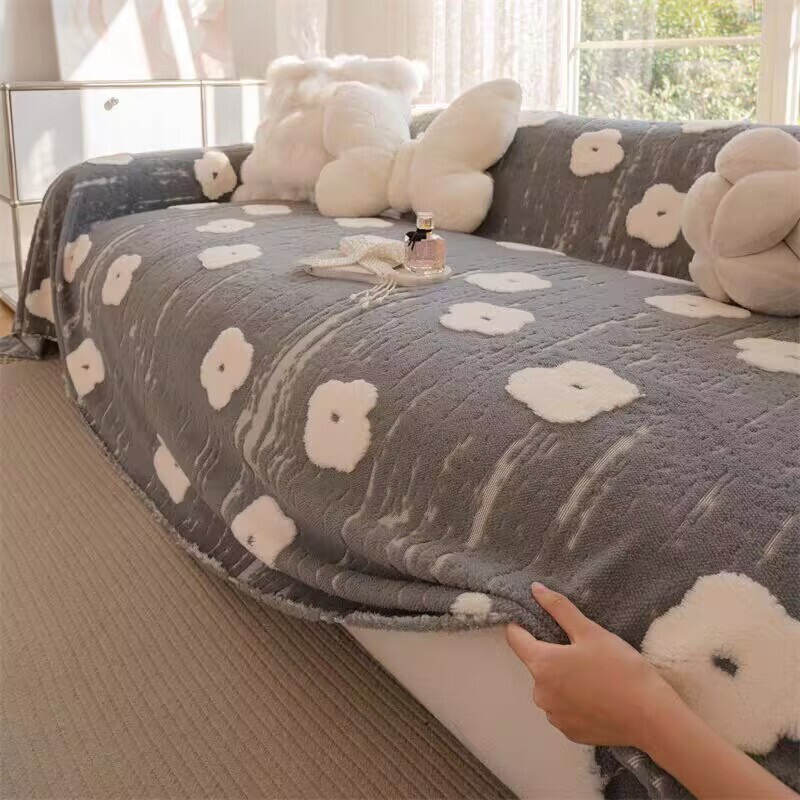 Microfleece Flower Sofa Throw  - огляд і ціна Outdoor Furniture One Piece