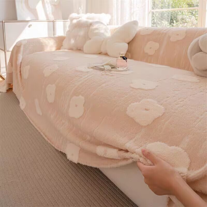 Microfleece Flower Sofa Throw  - огляд і ціна Outdoor Furniture One Piece