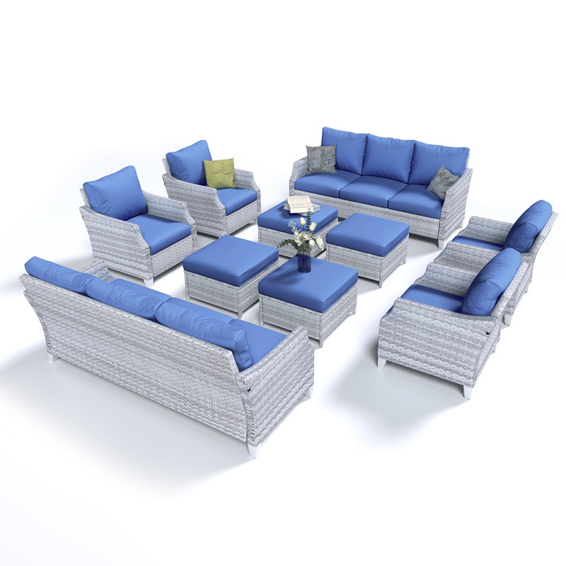 Modern PE Rattan Outdoor Sofa  - огляд і ціна Outdoor Furniture Quick Dry