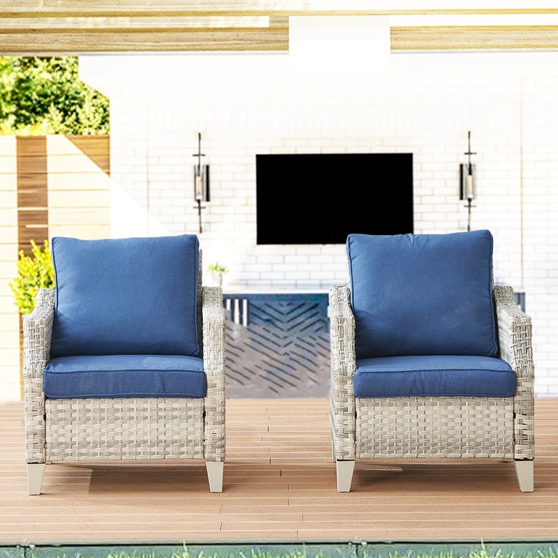 Modern PE Rattan Outdoor Sofa  - огляд і ціна Outdoor Furniture Quick Dry