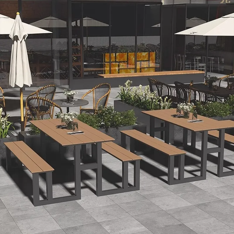 Simple Outdoor Wrought Iron Ta - огляд і ціна Outdoor Furniture One Piece