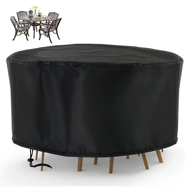 Waterproof Round Patio Furnitu - огляд і ціна Outdoor Furniture Table And Chairs