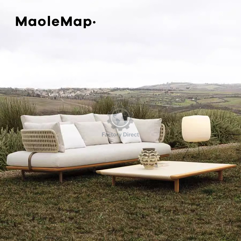 Outdoor Sofa Rattan Teak Combi - огляд і ціна Outdoor Furniture Italian